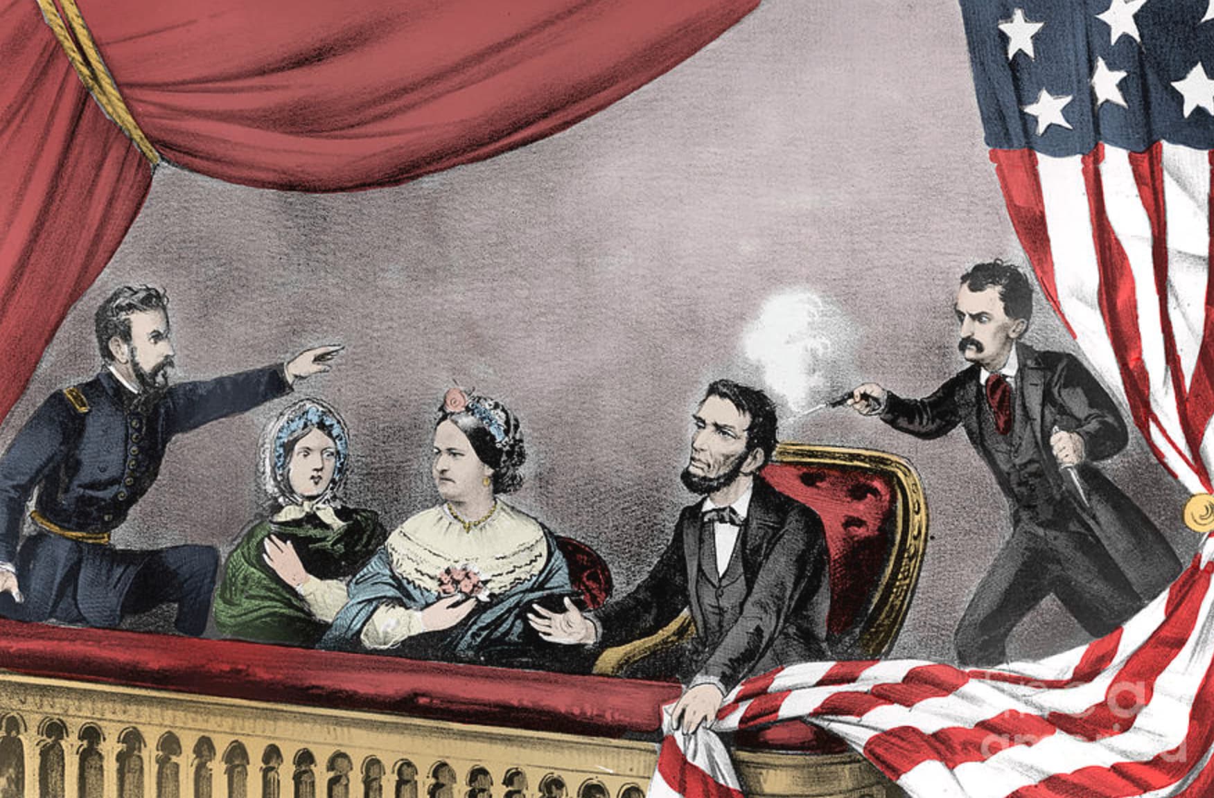 “Abraham Lincoln's son was almost crushed by a train, only to be rescued by the actor, Edwin Booth. A year later Edwin's brother, John, murdered the President.”